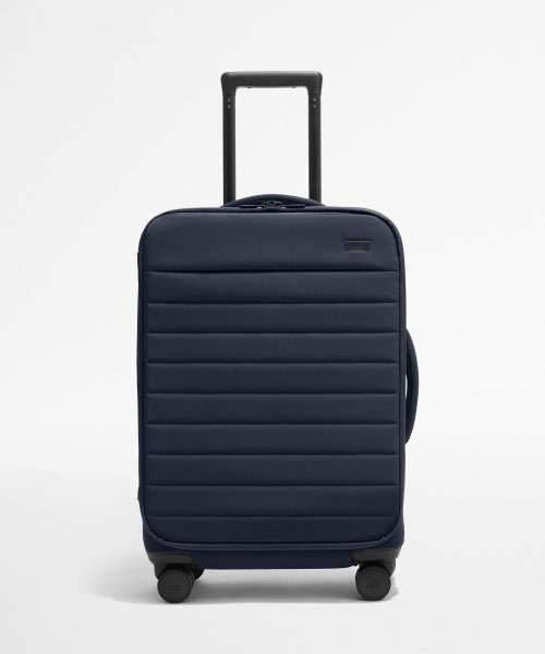 Softside Bigger Carry-On in Navy Blue