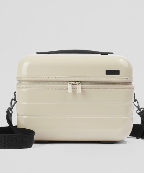 The Train Case in Salt White (Gloss)