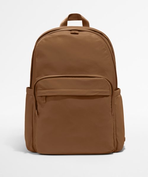 Large Featherlight Backpack in Amaro Brown