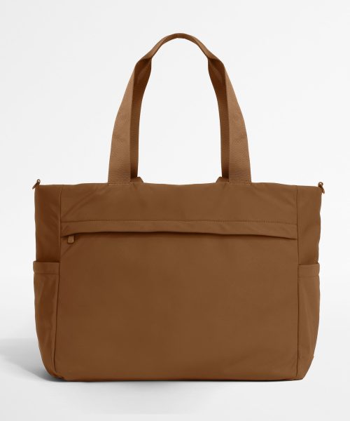 Featherlight Diaper Tote in Amaro Brown