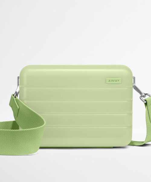 The Mini Crossbody in Glazed Matcha Milk Green