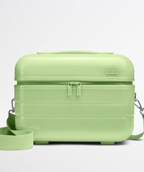 The Train Case in Glazed Matcha Milk Green