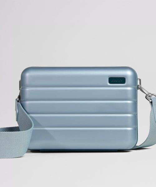 The Mini Crossbody in Arctic Blue