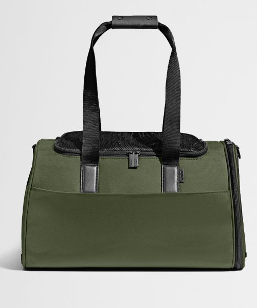 The Pet Carrier in Olive Green