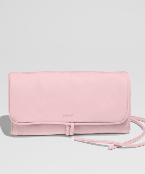 Featherlight Jewelry Roll in Blush Pink