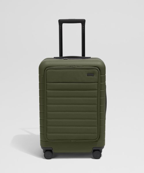 The Executive Bigger Carry-On in Olive Green