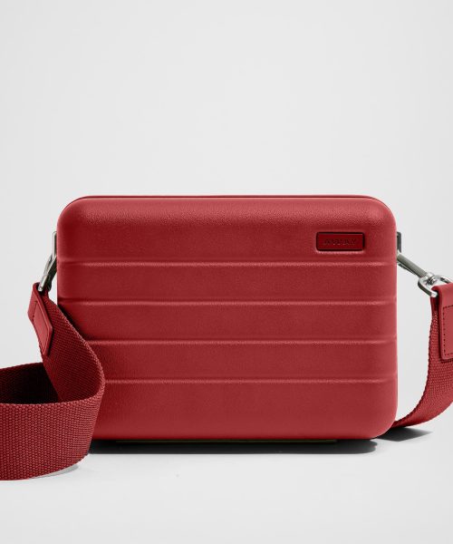 The Mini Crossbody in Tango Red